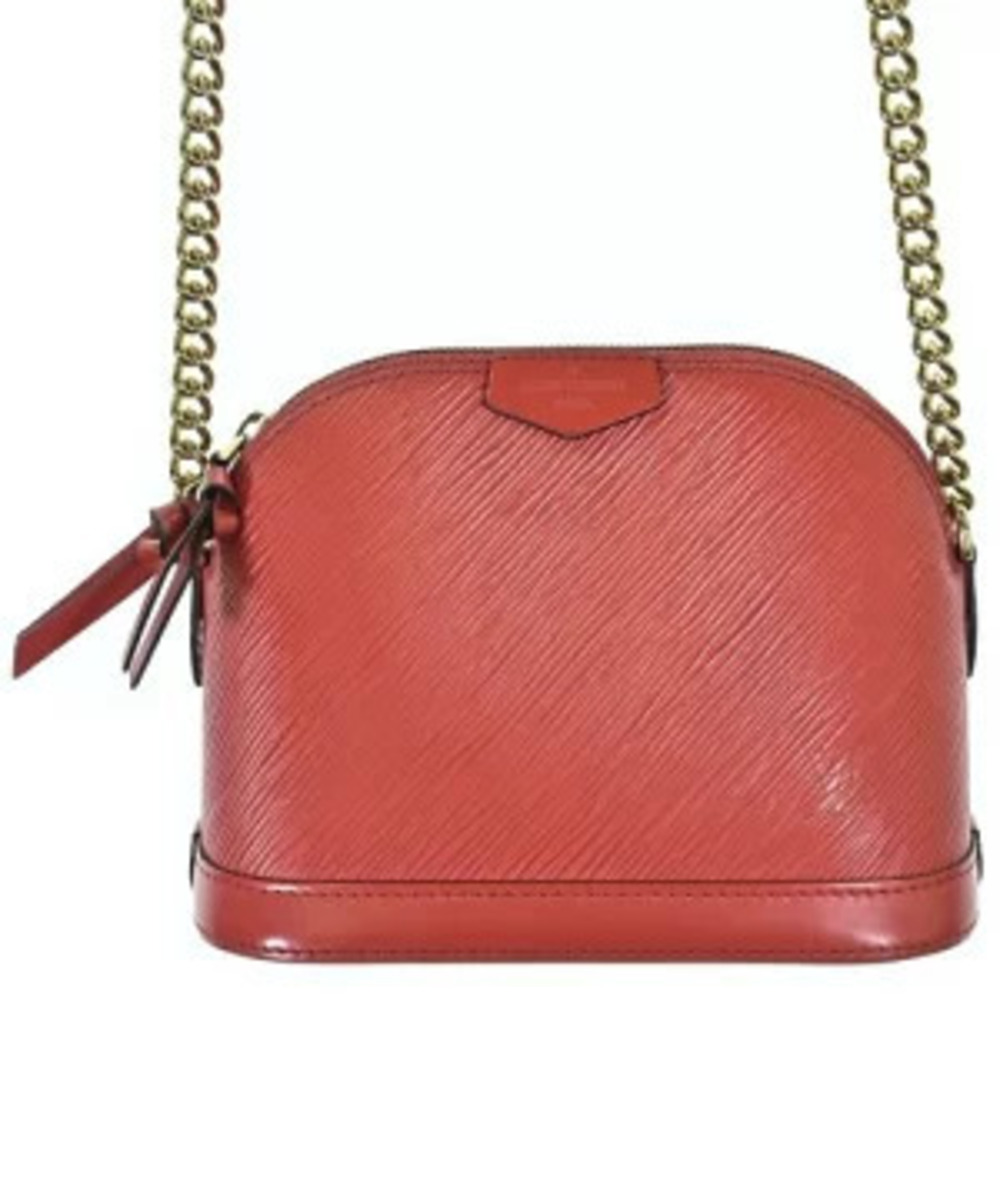 Louis Vuitton Alma Chain bag Red Coquelicot Epi leather
